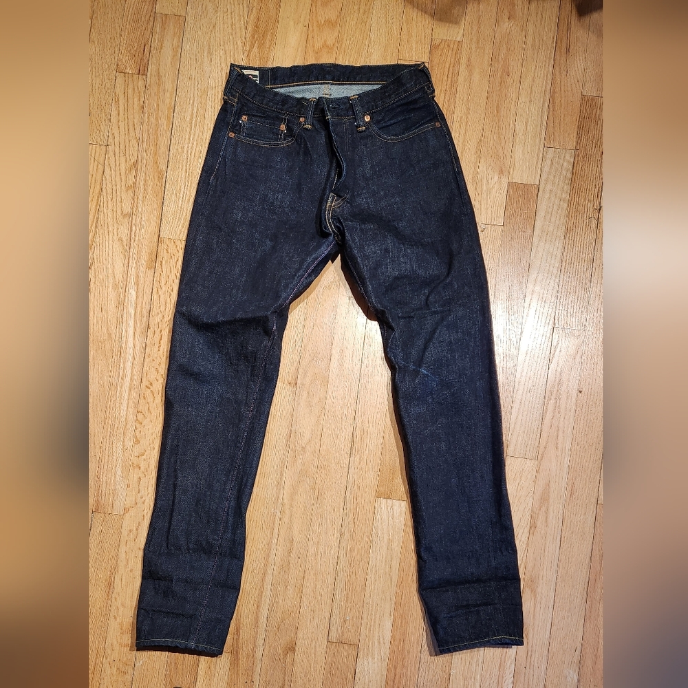 Momotaro 0101 Vintage Label Narrow Tapered Selvedge Denim 31x33